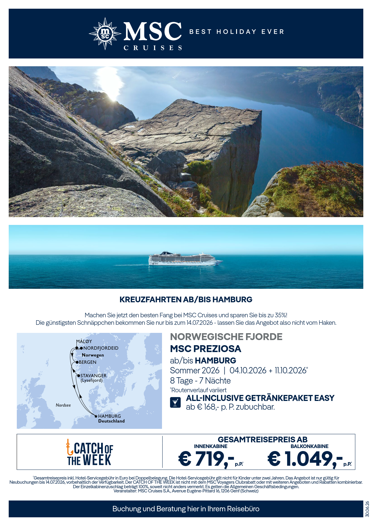 MSC Catch of the Week, gültig bis 14.07.2026